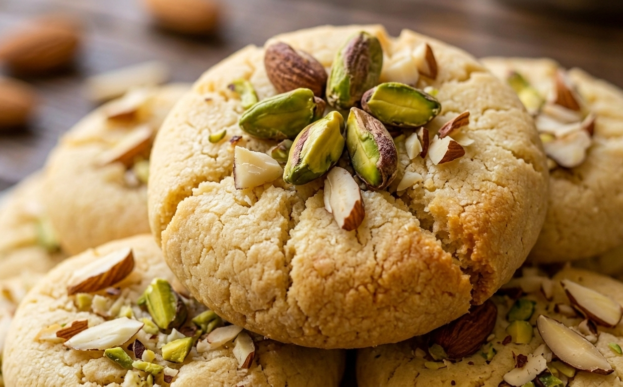 premium badam pista cookies (10 pcs box) premium badam pista cookies (10 pcs box)
