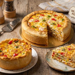 pizza cake (layered savoury delight)