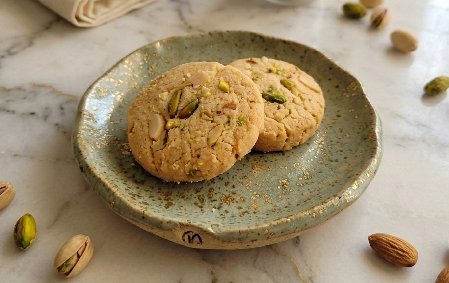 premium badam pista cookies (10 pcs box) premium badam pista cookies (10 pcs box)
